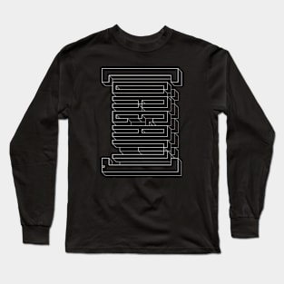 DREAM - Positive Inspirational Word In 3D Pixels Long Sleeve T-Shirt